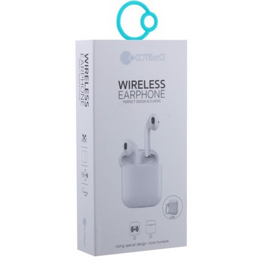 Bluetooth-гарнитура COTECi Air plus (CS5178-W) 1:1 Wireless charging case с зарядным устройством и чехлом - фото 6379