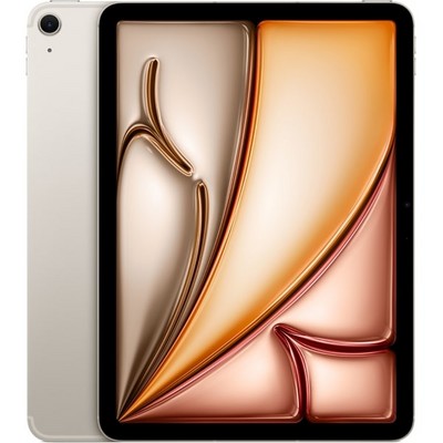 Планшет Apple iPad Air (M2, 2024) 13" Wi-Fi + Cellular 128 ГБ, «сияющая звезда» - фото 40350