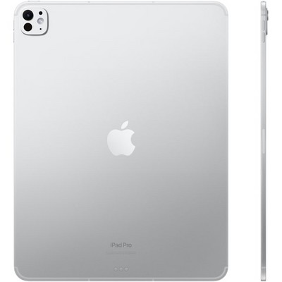 Планшет Apple iPad Pro (M4, 2024) 13" Wi-Fi + Cellular 2 ТБ, нанотекстурное стекло, серебристый - фото 40740