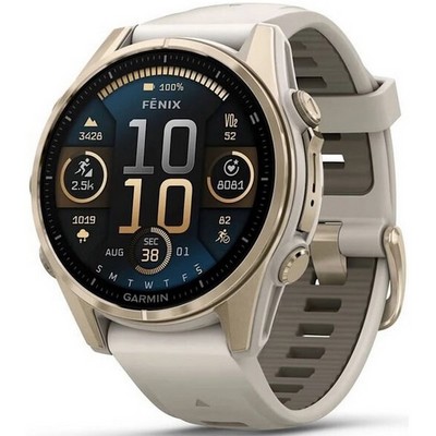 Умные часы Garmin Fenix 8 43mm Amoled Sapphire Soft Gold 010-02903-11 - фото 42062