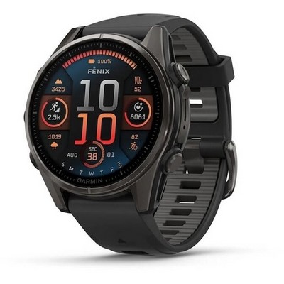 Умные часы Garmin Fenix 8 43mm Amoled Sapphire Titanium Carbon Gray 010-02903-21 - фото 42066