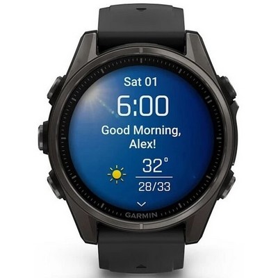 Умные часы Garmin Fenix 8 43mm Amoled Sapphire Titanium Carbon Gray 010-02903-21 - фото 42090 Умные часы Garmin Fenix 8 43mm Amoled Sapphire Titanium Carbon Gray 010-02903-21 - фото 42090