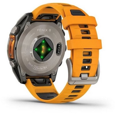 Умные часы Garmin Fenix 8 47mm Amoled Sapphire Titanium Orange 010-02904-11 - фото 42078 Умные часы Garmin Fenix 8 47mm Amoled Sapphire Titanium Orange 010-02904-11 - фото 42078
