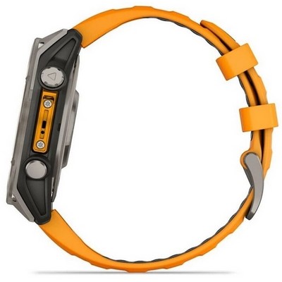 Умные часы Garmin Fenix 8 47mm Amoled Sapphire Titanium Orange 010-02904-11 - фото 42103 Умные часы Garmin Fenix 8 47mm Amoled Sapphire Titanium Orange 010-02904-11 - фото 42103