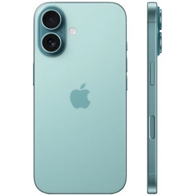 Смартфон Apple iPhone 16 256 ГБ dual-SIM, бирюзовый - фото 42215