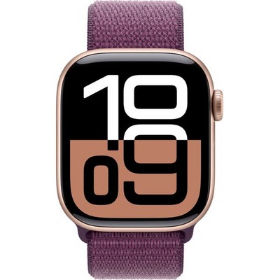 Умные часы Apple Watch Series 10 GPS 42mm Rose Gold Aluminum Plum Sport Loop - фото 42695