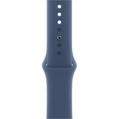 Умные часы Apple Watch Series 10 GPS 46mm Silver Aluminum Denim Sport Band - фото 42724