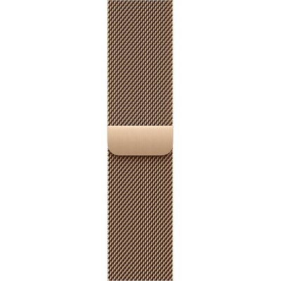 Умные часы Apple Watch Series 10 GPS + Cellular 42mm Gold Titanium Milanese Loop - фото 42774
