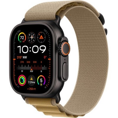 Умные часы Apple Watch Ultra 2 (2024) GPS + Cellular 49mm Black Alpine Loop Tan - фото 42817