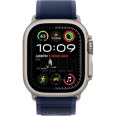 Умные часы Apple Watch Ultra 2 (2024) GPS + Cellular 49mm Natural Trail Loop Blue - фото 42827
