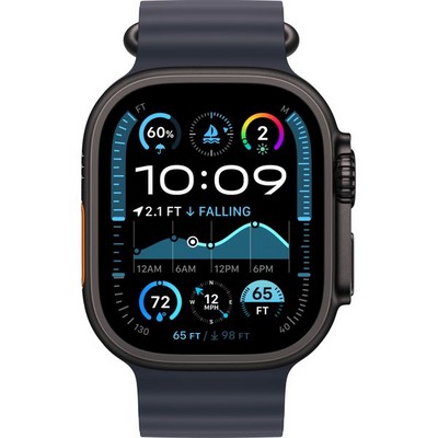 Умные часы Apple Watch Ultra 2 (2024) GPS + Cellular 49mm Black Ocean Band Navy - фото 42857