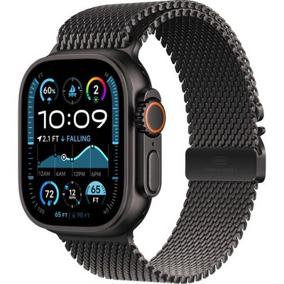 Умные часы Apple Watch Ultra 2 (2024) GPS + Cellular 49mm Black Titanium Milanese Loop - фото 42865