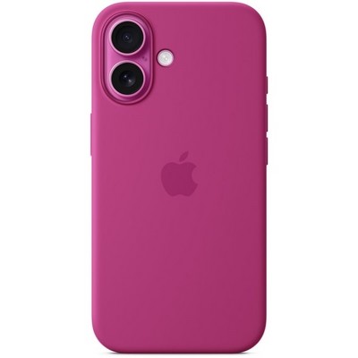 Чехол Apple iPhone 16 Silicone Case with MagSafe – Fuchsia - фото 43037