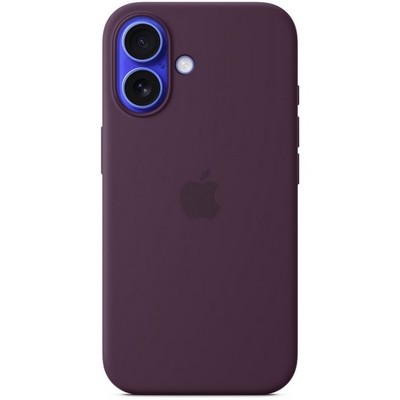 Чехол Apple iPhone 16 Silicone Case with MagSafe – Plum - фото 42954