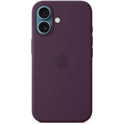 Чехол Apple iPhone 16 Silicone Case with MagSafe – Plum - фото 42955