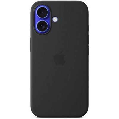 Чехол Apple iPhone 16 Silicone Case with MagSafe – Black - фото 42956