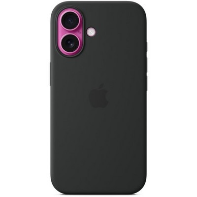 Чехол Apple iPhone 16 Silicone Case with MagSafe – Black - фото 42958