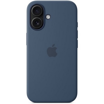 Чехол Apple iPhone 16 Silicone Case with MagSafe – Denim - фото 43048