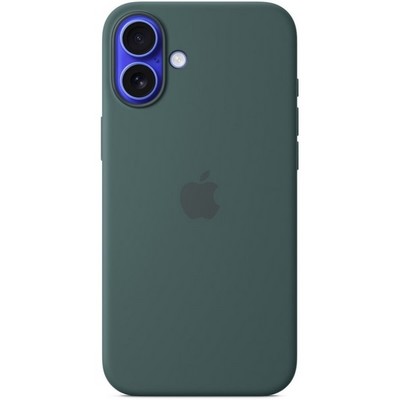 Чехол Apple iPhone 16 Plus Silicone Case with MagSafe – Lake Green - фото 42972