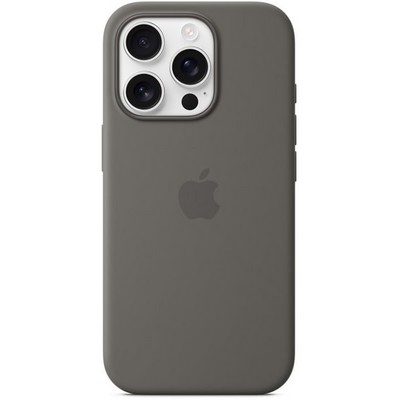 Чехол Apple iPhone 16 Pro Silicone Case with MagSafe – Stone Gray - фото 42999