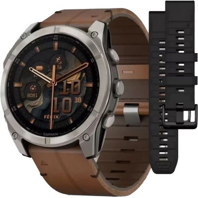 Умные часы Garmin Fenix 8 51mm Amoled Sapphire Titanium Graphite 010-02905-40 - фото 43098