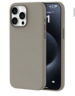 Чехол-накладка Deppa Liquid Silicone Magsafe Case D-84213 для iPhone 16 Pro Max (6.9") Серый - фото 43239