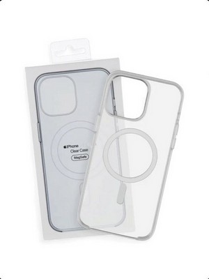 Чехол пластиковый Clear case Magsafe с анимацией для iPhone 16 Pro (6.3") Прозрачный - фото 43191