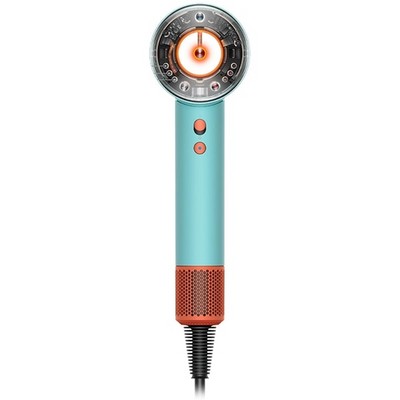 Фен Dyson Supersonic Nural HD16 Ceramic Patina/Topaz, бирюзовый/оранжевый - фото 43516