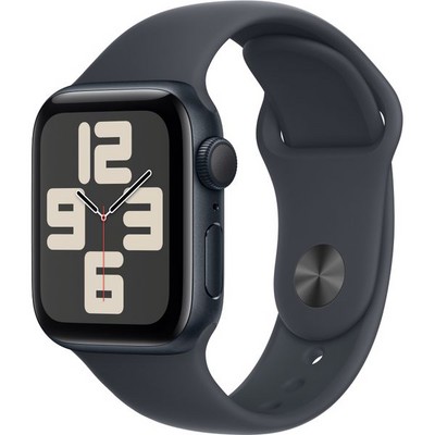 Умные часы Apple Watch SE 2024 GPS 40mm Midnight Aluminium Midnight Sport Band - фото 43538