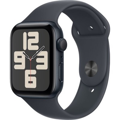 Умные часы Apple Watch SE 2024 GPS 44mm Midnight Aluminium Midnight Sport Band - фото 43556