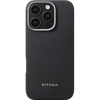 Чехол Pitaka Ultra-Slim Case для iPhone 16 Pro, черный - фото 44006