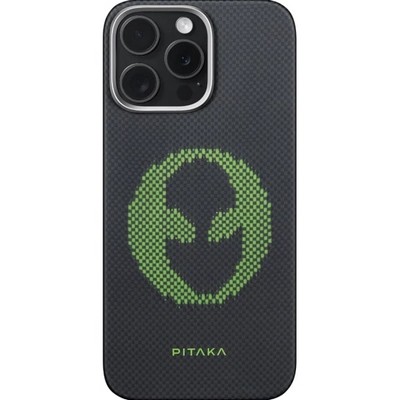 Чехол Pitaka Aries Tactile Woven Case для iPhone 16 Pro, Alien - фото 44010