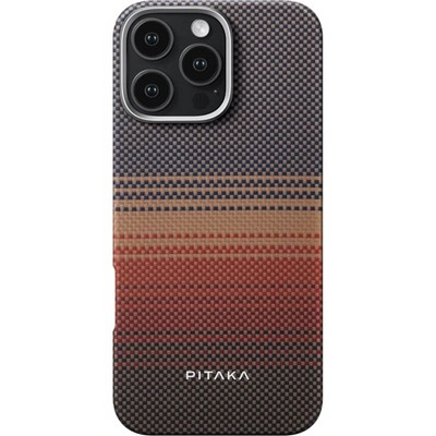 Чехол Pitaka Tactile Woven case для iPhone 16 Pro Max, Sunset - фото 44032