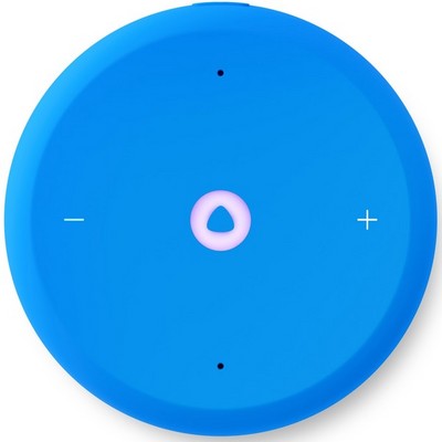 Умная колонка Яндекс Станция Лайт 2 с Алисой на YaGPT, синий - фото 44134