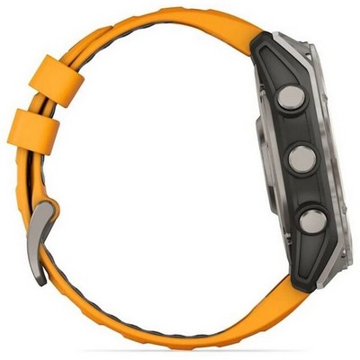 Умные часы Garmin Fenix 8 51mm Amoled Sapphire Titanium Spark Orange 010-02905-11 - фото 44682 Умные часы Garmin Fenix 8 51mm Amoled Sapphire Titanium Spark Orange 010-02905-11 - фото 44682