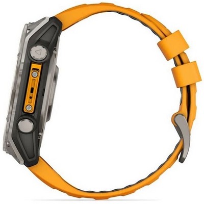 Умные часы Garmin Fenix 8 51mm Amoled Sapphire Titanium Spark Orange 010-02905-11 - фото 44683 Умные часы Garmin Fenix 8 51mm Amoled Sapphire Titanium Spark Orange 010-02905-11 - фото 44683