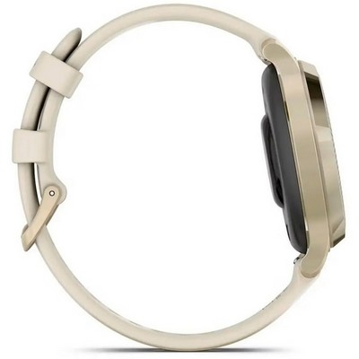 Умные часы Garmin Lily 2 Active Lunar Gold with Bone Silicone Band 010-02891-00 - фото 44723