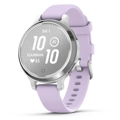 Умные часы Garmin Lily 2 Active Silver with Purple Jasmine Silicone Band 010-02891-01 - фото 44711