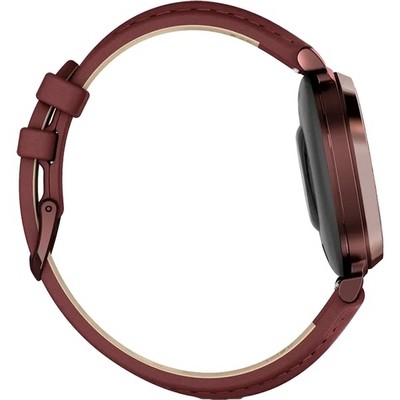 Умные часы Garmin Lily 2 Dark Bronze Case with Mulberry Leather Band 010-02839-03 - фото 44748