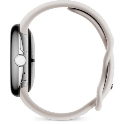 Умные часы Google Pixel Watch 2 Wi-Fi Polished Silver Case / Porcelain Active Band - фото 46082