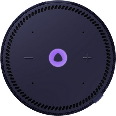 Умная колонка Яндекс Станция Мини (с часами), синий сапфир - фото 46334