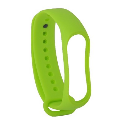 Сменный ремешок Xiaomi Mi Band 4/ 3 (гипоаллергенный силикон) Green Зеленый - фото 6726