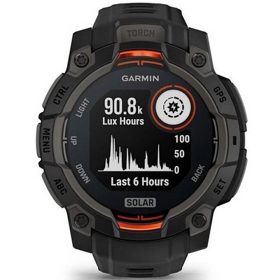 Умные часы Garmin Instinct 3 45 mm Solar Black 010-02934-00 - фото 46893