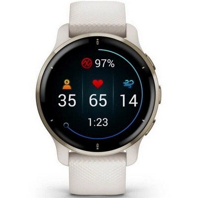 Умные часы Garmin Venu 2 Plus Golden / White 010-02496-12 - фото 47014
