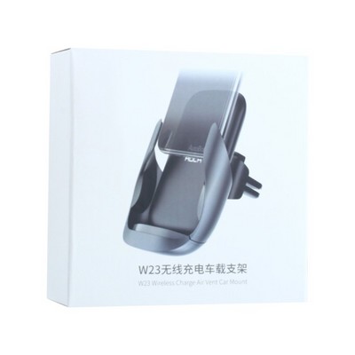 Автомобильное беспроводное Qi зарядное устройство ROCK W23 (ABW001) Wireless Charger Air Vent Car Mount (5V-9V/ 2A) Черный - фото 6749