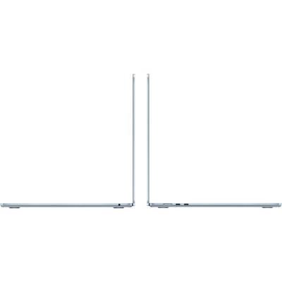 Ноутбук Apple Macbook Air 15 2025 (Apple M4, 10-Core GPU, 16GB, 256GB SSD) MC7A4 Sky Blue - фото 47201