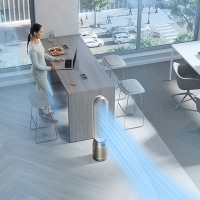 Очиститель воздуха Dyson Purifier Cool Purificador TP09, белый/золотой - фото 47965