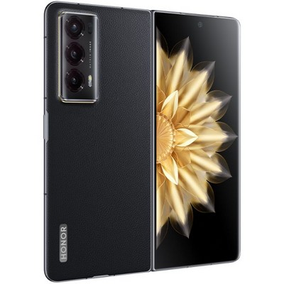 Смартфон Honor V2 16/256 Гб, Полночный черный (экокожа) - фото 48112