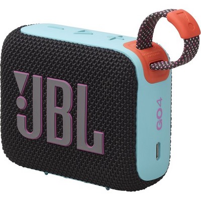 Портативная акустика JBL Go 4 Black and Orange - фото 48638
