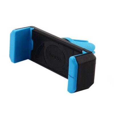 Автомобильный держатель Hoco CPH01 Mobile holder for car outlet универсальный в решетку синий - фото 6847